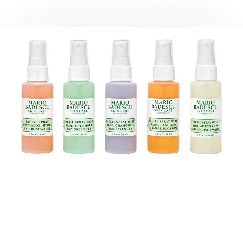 Set of 5 Mario Badescu Facial Sprays with Aloe 
FIVE DIFFERENT FRAGRANCES - Picture 2 of 6